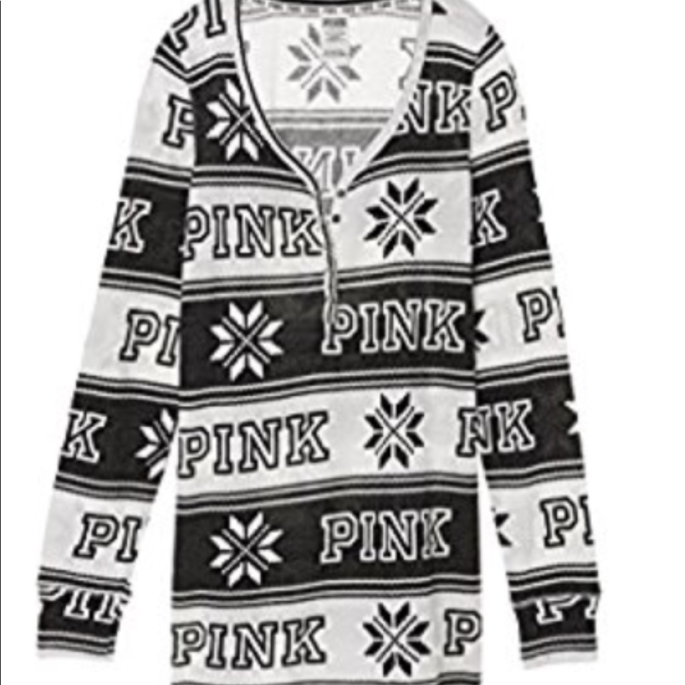 Victoria secret pink PJ Sleep dress shirt